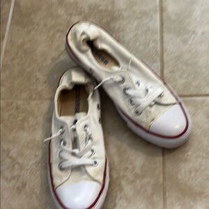 Converse White Canvas Sneakers Low-Top Classic